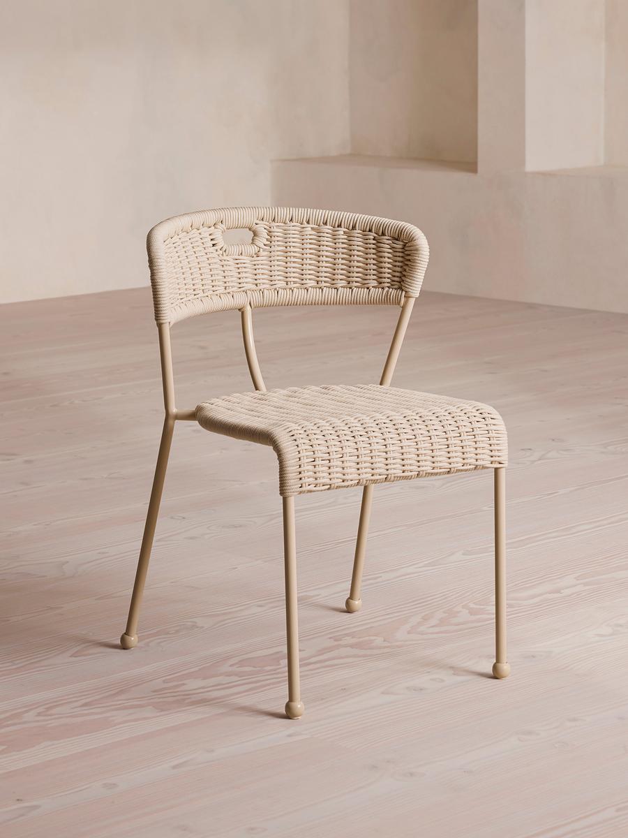 Pair of Lisson Outdoor Dining Chairs, Natural