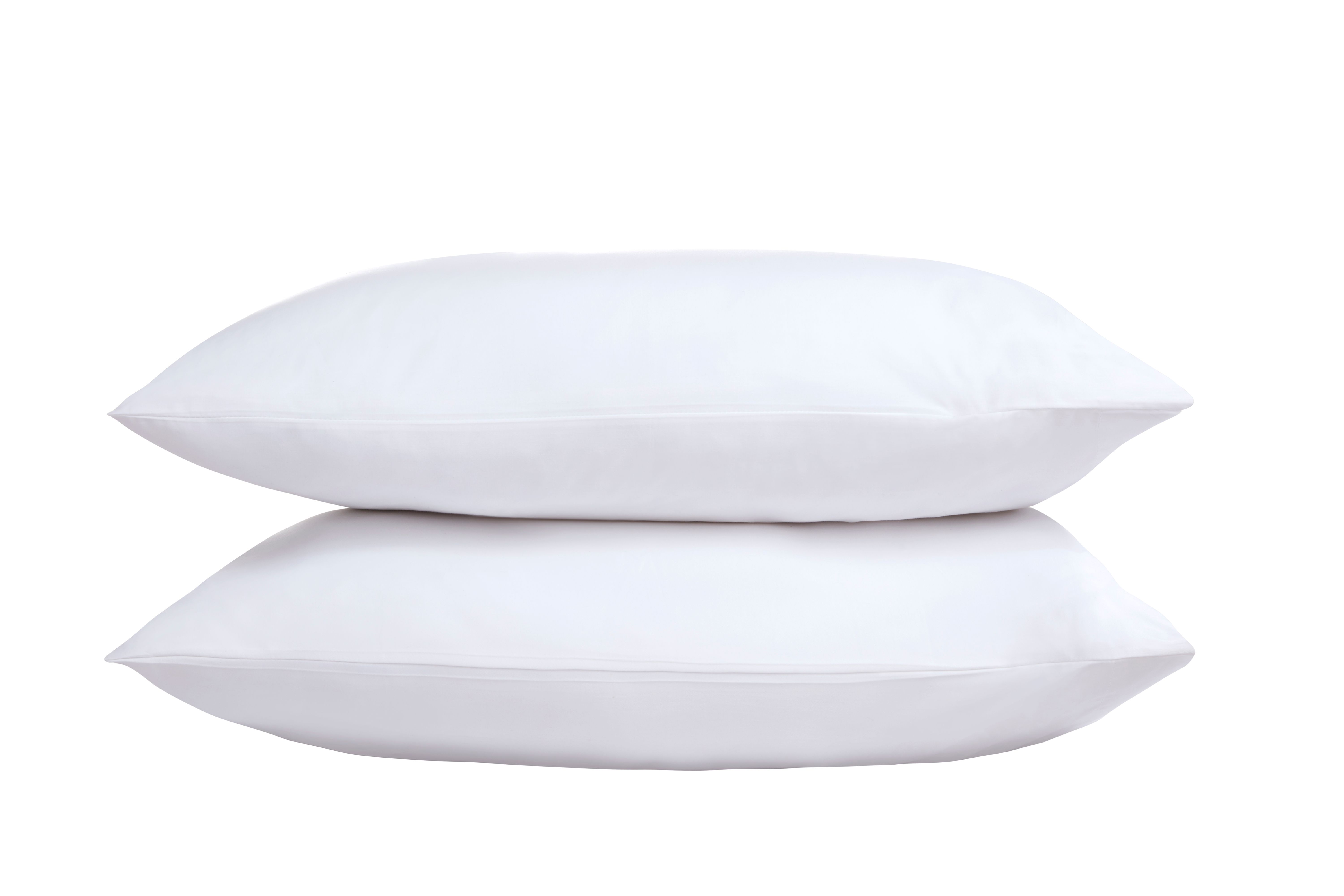 The Linen Consultancy 'TLC 5 Star Hotel Concept' 500TC Cotton Sateen Standard Pillowcase 4 Pack in White