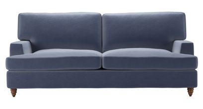 Isla 3 Seat Sofabed in Sapphire Smart Velvet - sofa.com