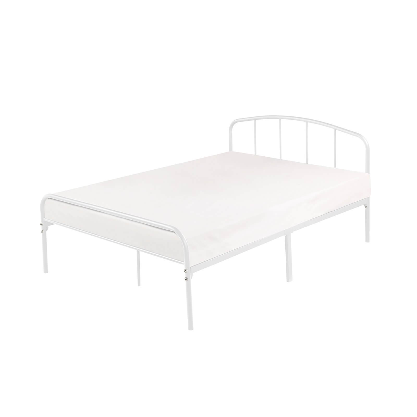 Milton Small Double Bed Frame - White