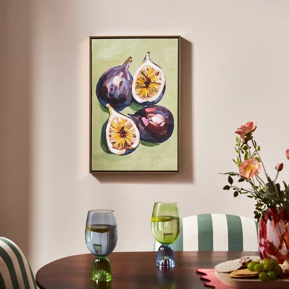 Figs Hand Finished Framed Canvas