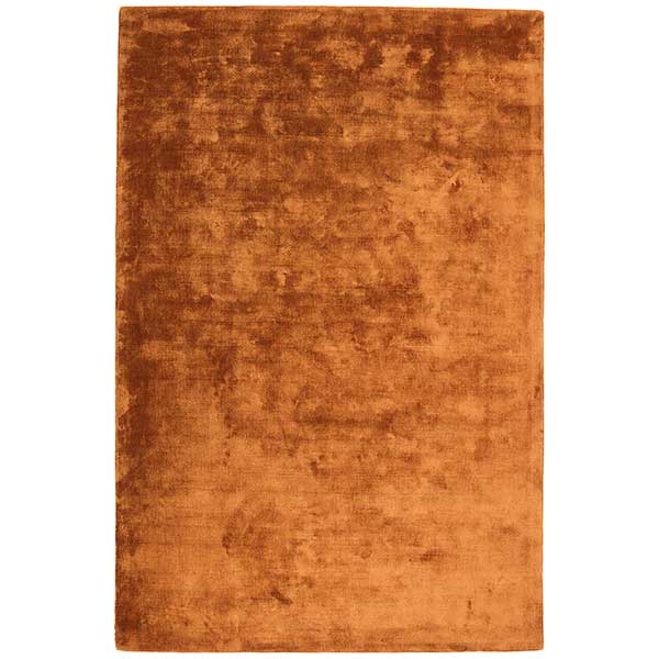 Katherine Carnaby Chrome Hand Woven Rug In Copper - 12mm Pile Height - Various Sizes Available