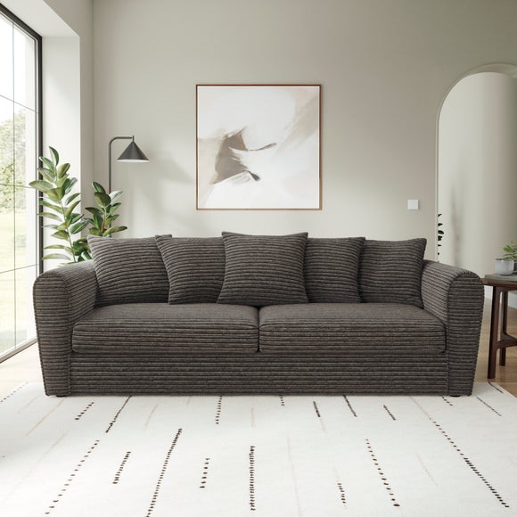 Blake Horizontal Jumbo Cord 4 Seater Sofa
