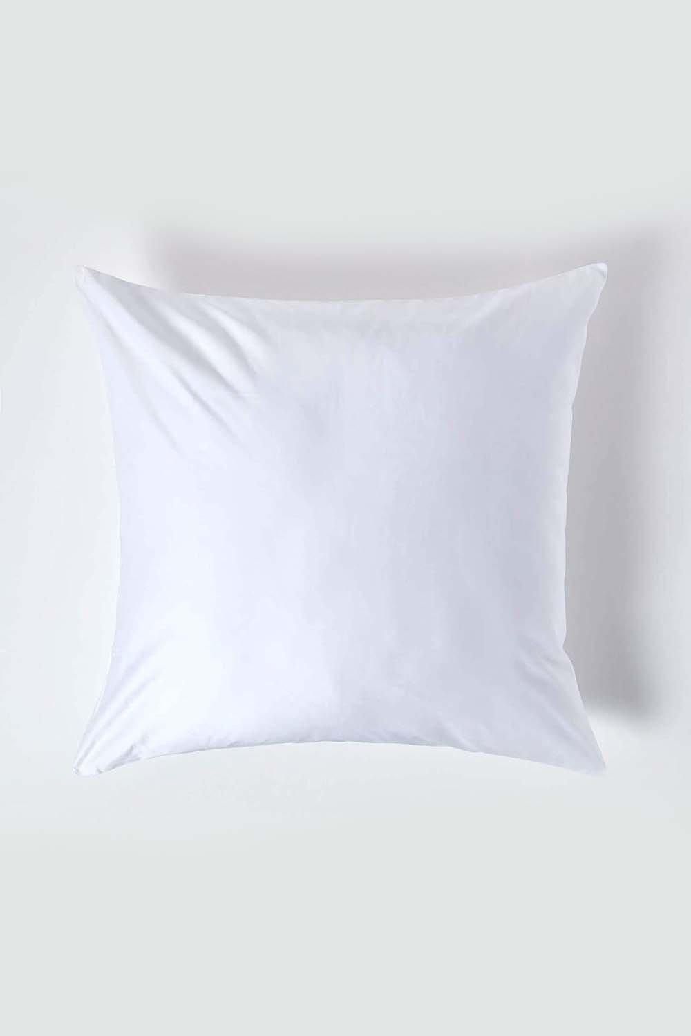 Homescapes Continental Egyptian Cotton Pillowcase 1000 TC, 60 x 60 cm in White