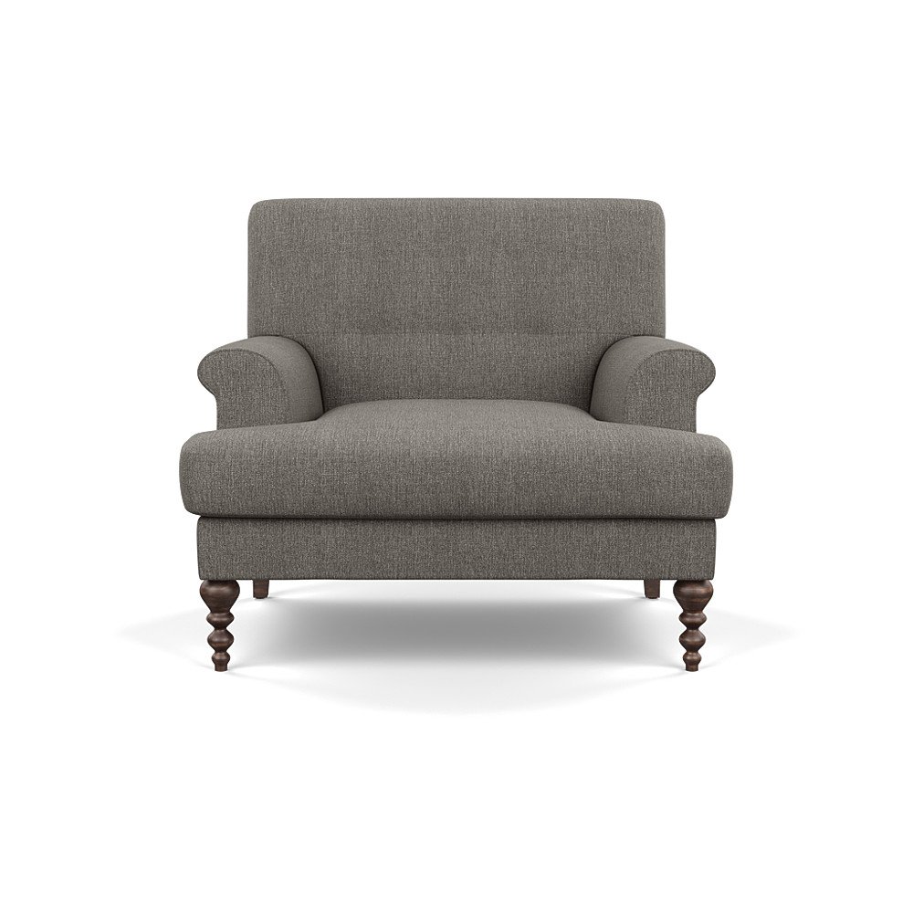 SCP Oscar Formal Armchair Kvadrat Molly 160 Walnut Feet