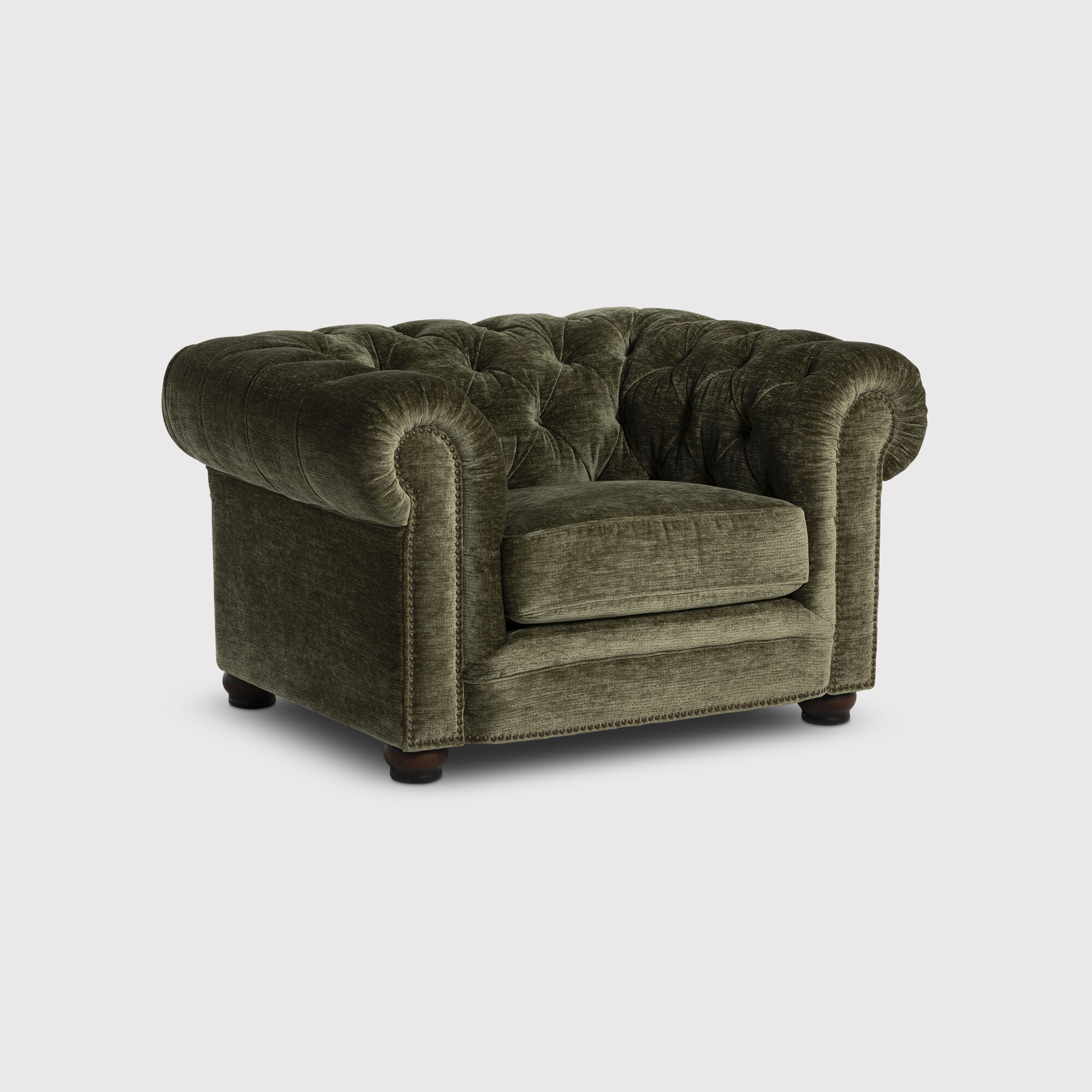Everett Club Armchair, Green | Barker & Stonehouse