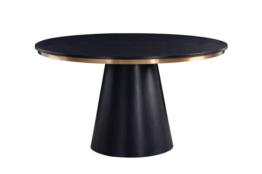 Brewster 4-6  Seat Black Dining Table