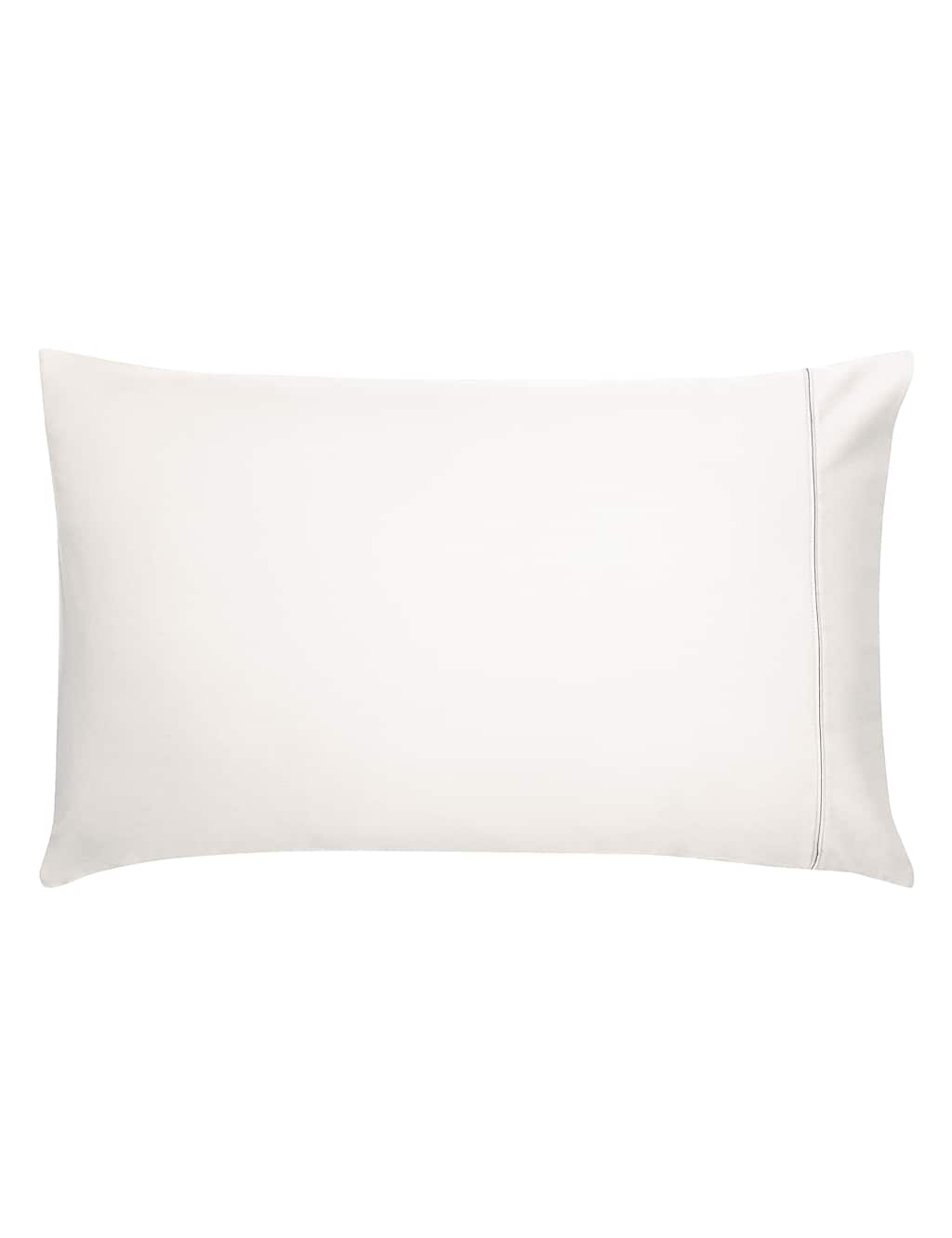 Bedeck of Belfast Pure Cotton Sateen Pillowcase Soft White