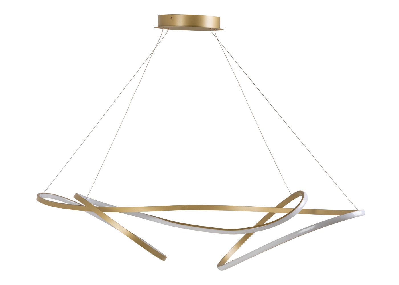 Heal's Ribbon LED Ceiling Pendant XL Satin Gold