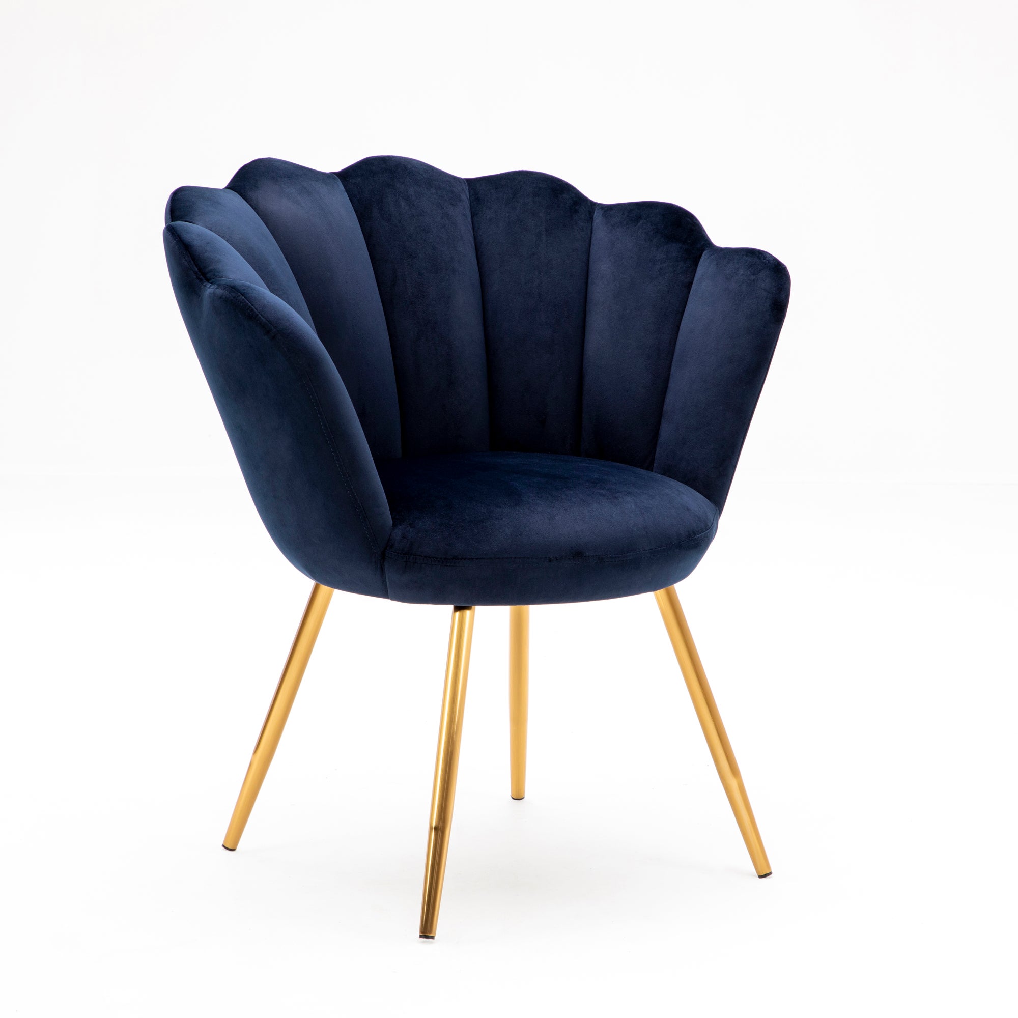 Vivian Velvet Cocktail Chair Blue