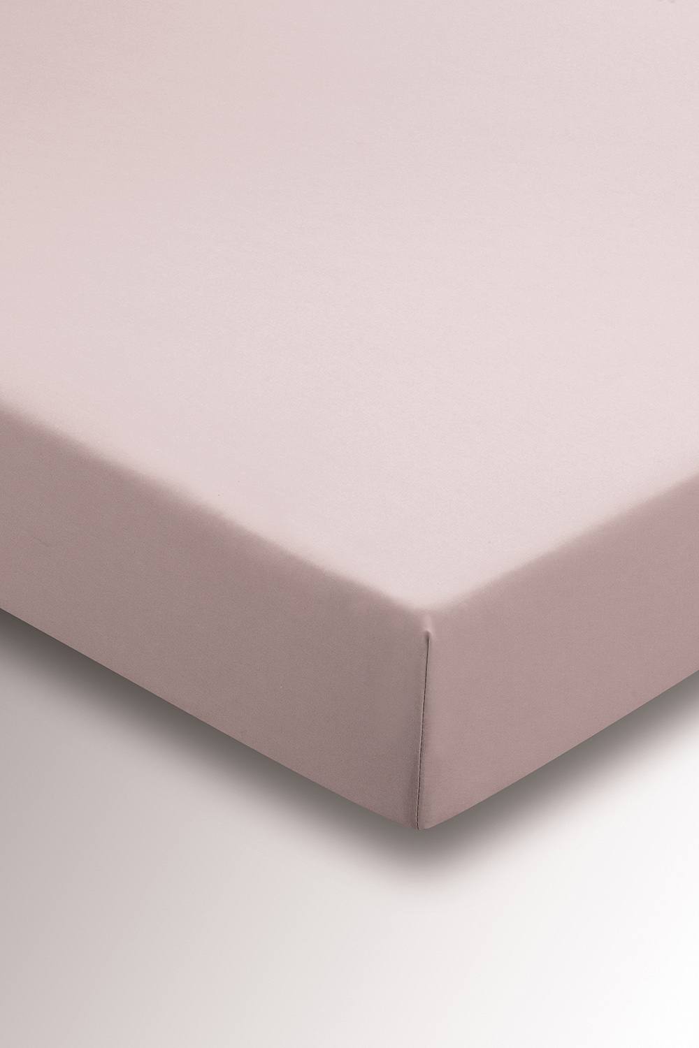 Helena Springfield 'Extra Deep Plain Dye' 180TC Fitted Sheet in Pale Pink