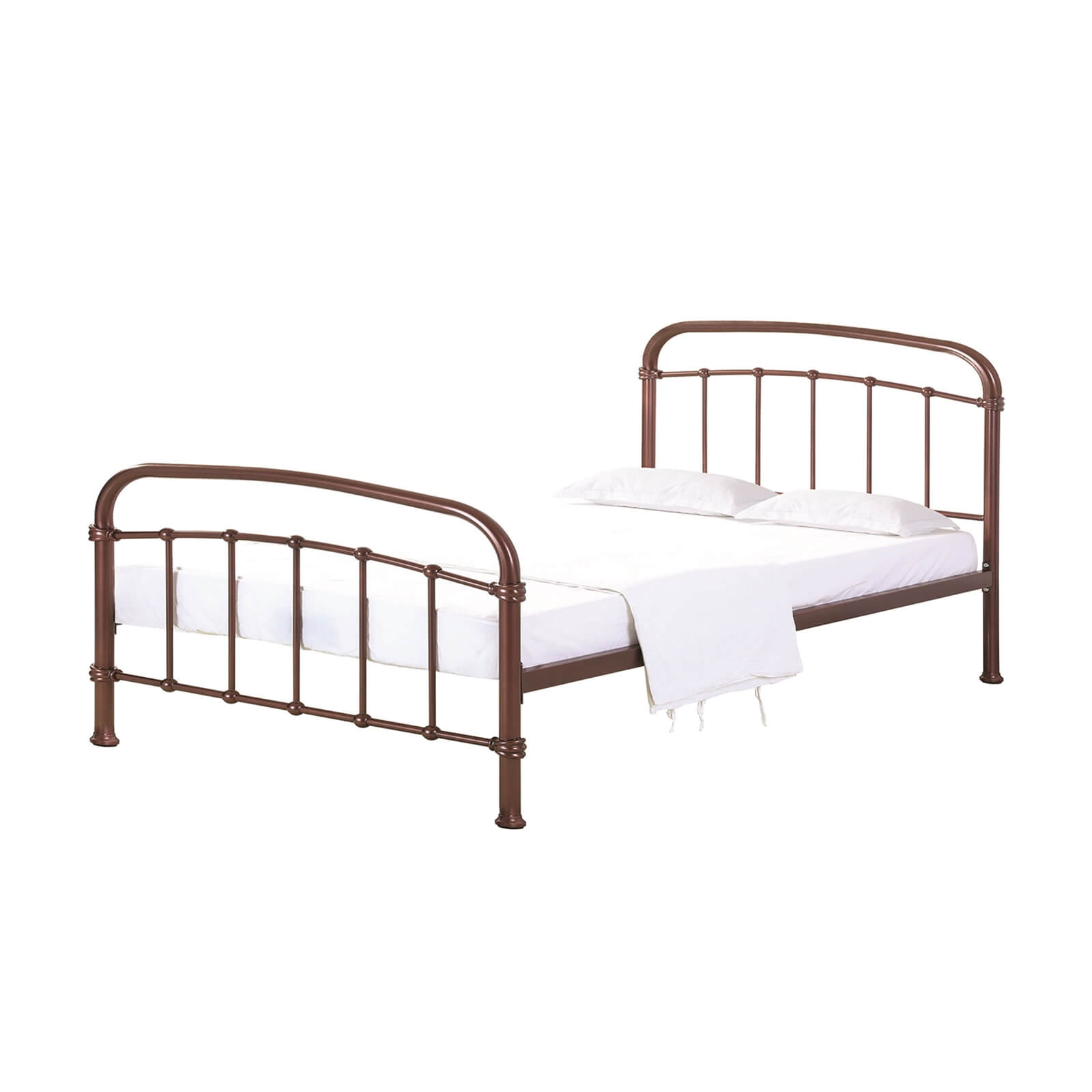 Halston Kingsize Bed - Copper