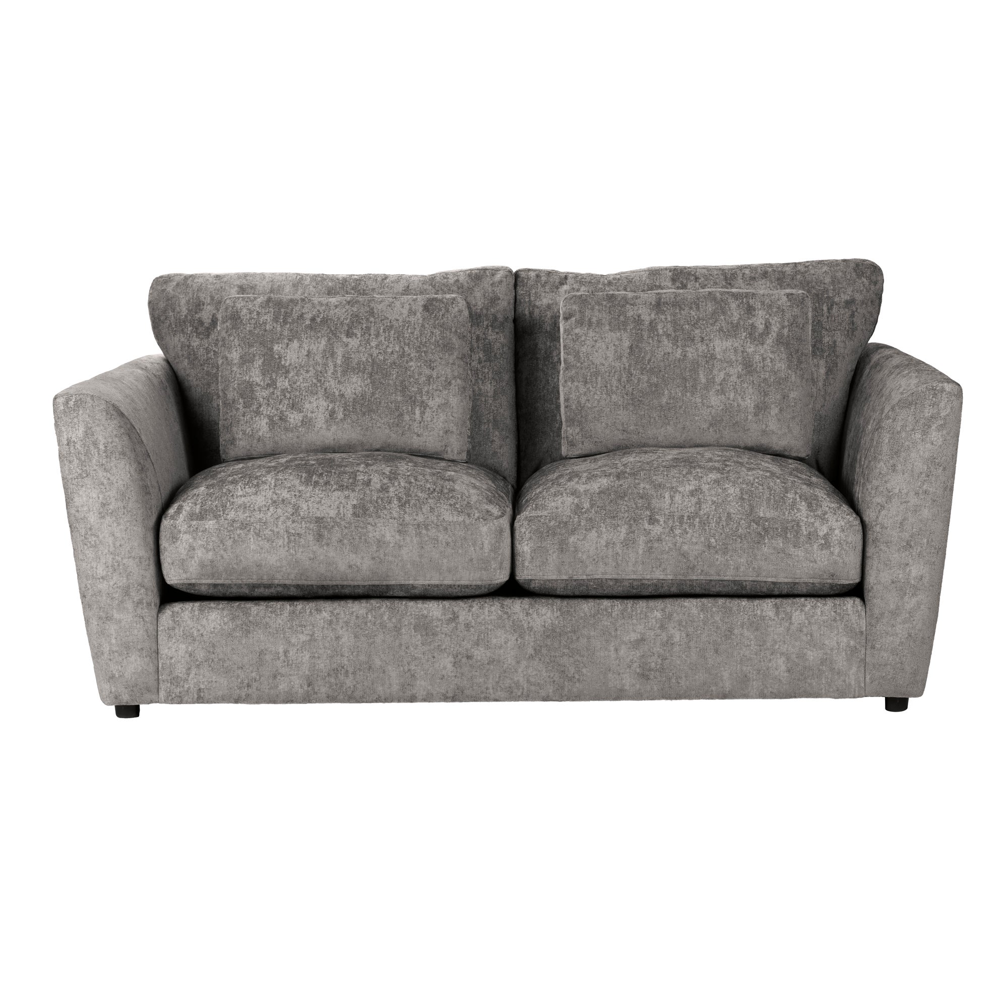 Esther Chenille 2 Seater Sofa Silver
