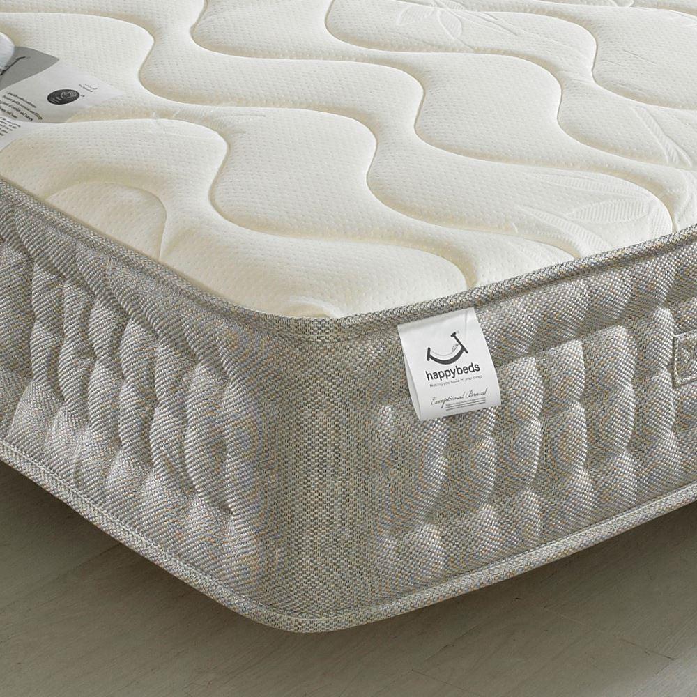 Bamboo 1500 Pocket Sprung Memory and Reflex Foam Mattress - 4ft Small Double (120 x 190 cm)