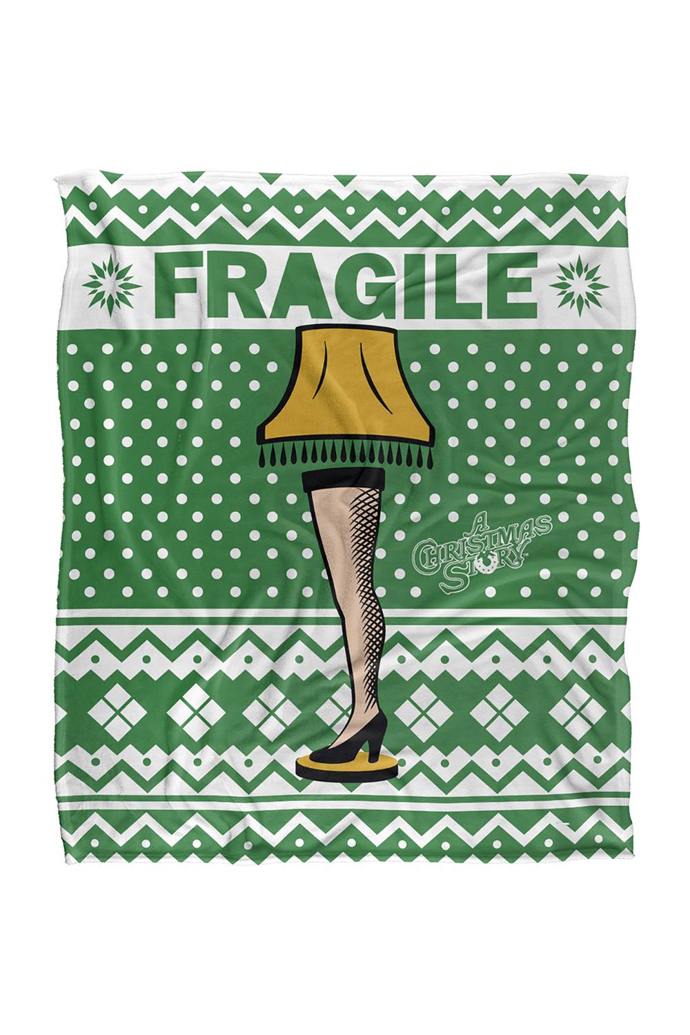 Warner Brothers A Christmas Story Blanket, 152x127 cm Fragile Soft Throw Blanket