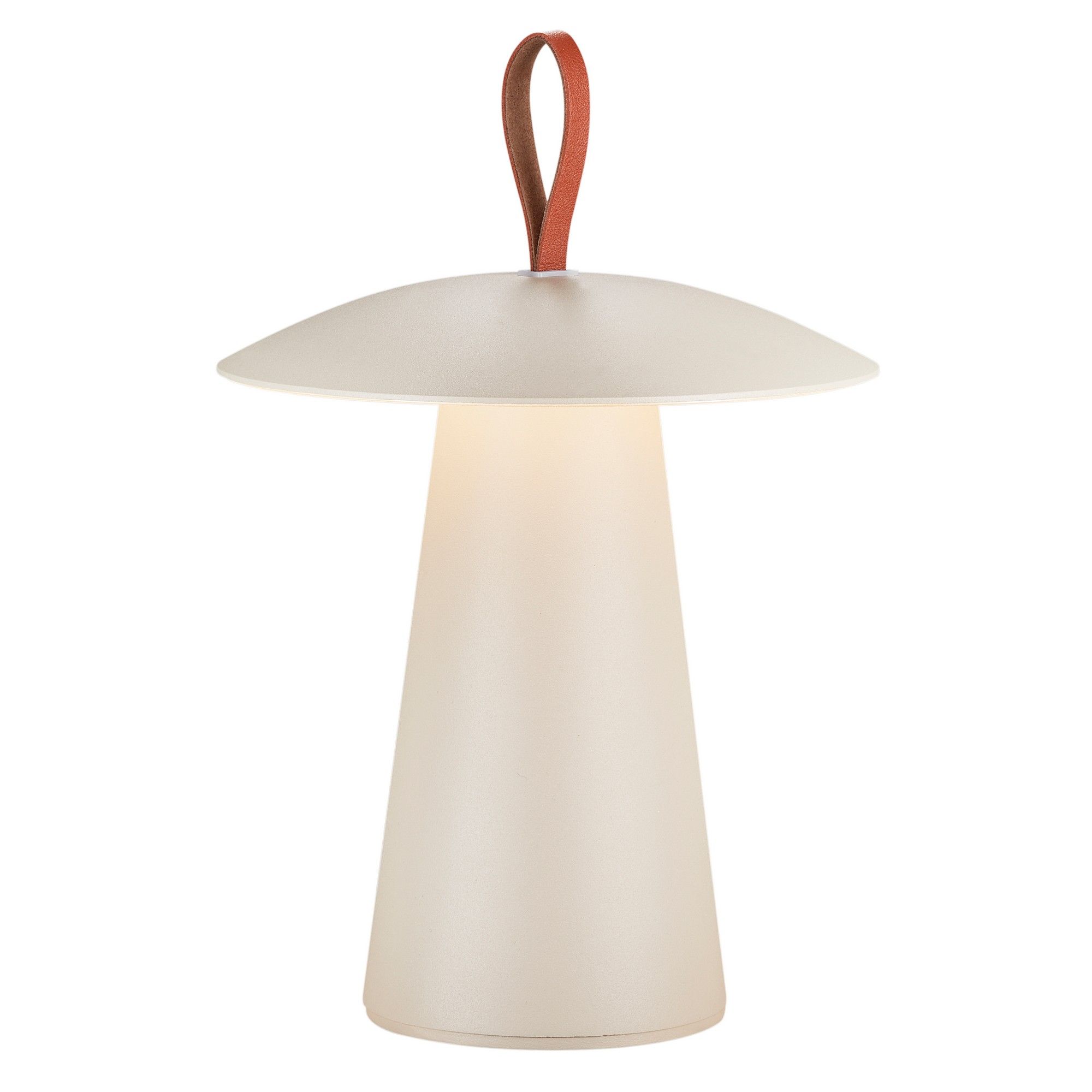 Nordlux Modern Outdoor Table Battery Light Sand Aluminium Intergrated LED Touch Dimmer - Battery, IP54 in Light Beige