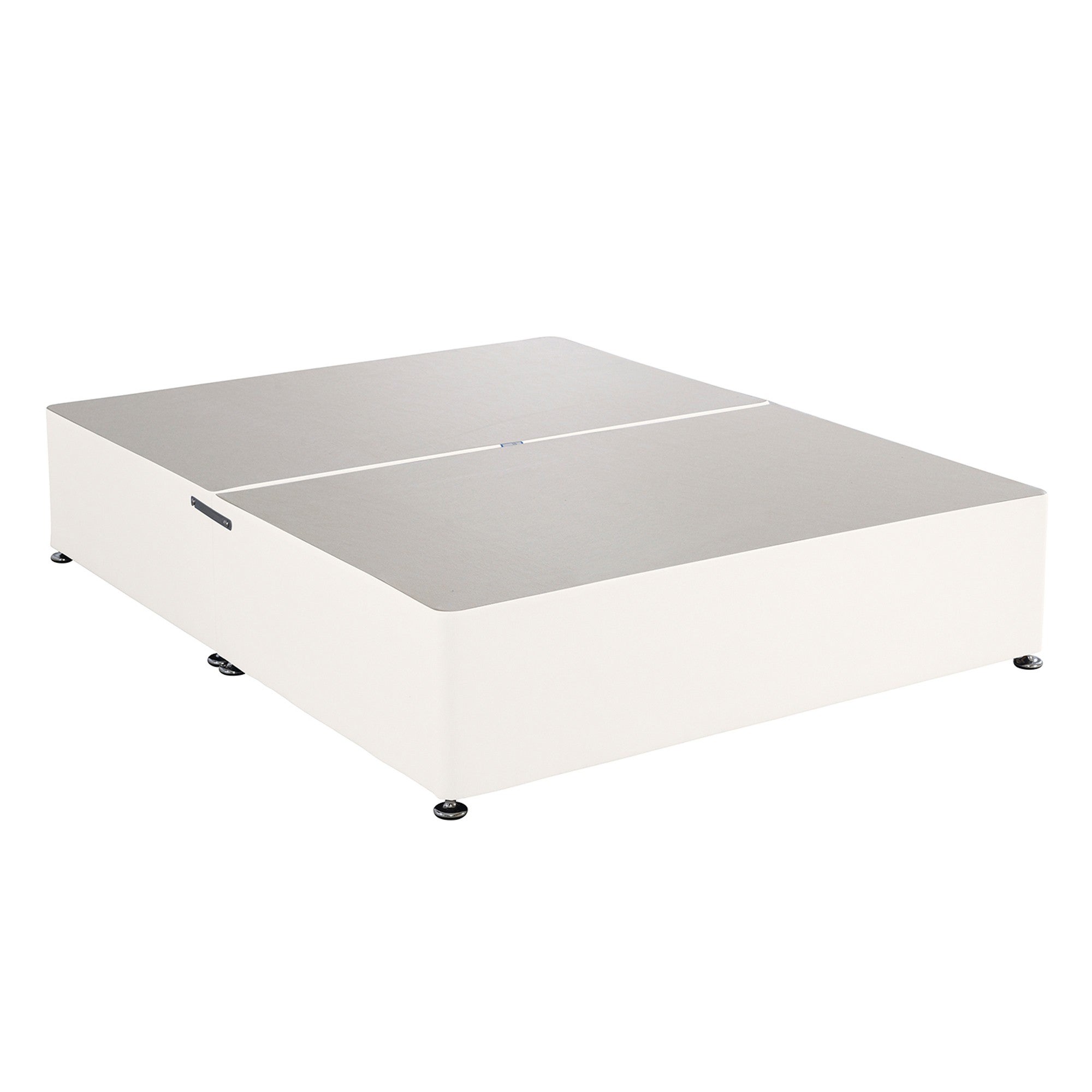 Universal Natural Linen Divan Base White