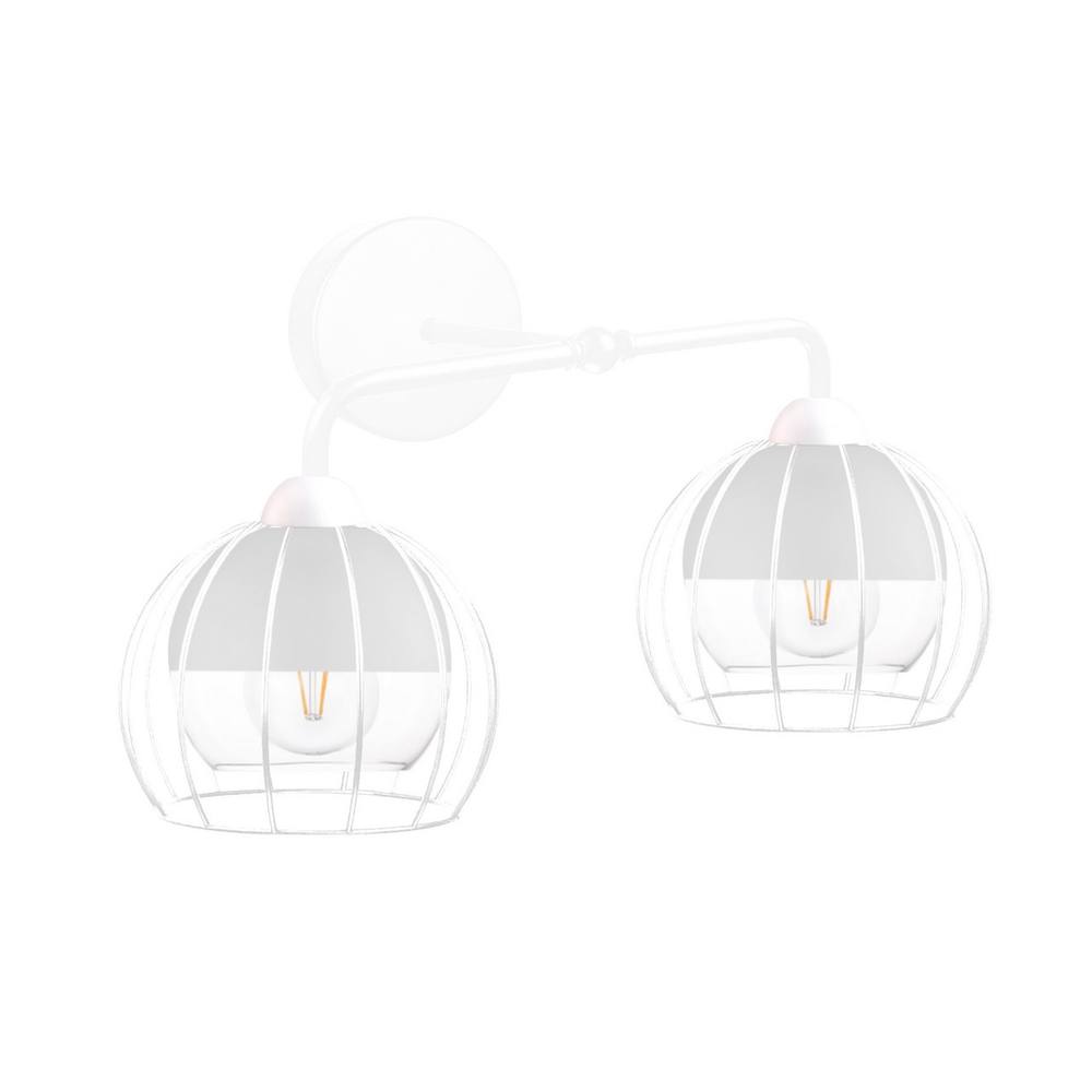 Netlighting Solo Wall Lamp White 25cm 2x E27