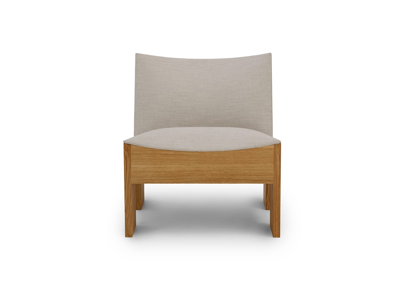New Works Tenon Lounge Chair Natural Oak Ruskin 010 Noir
