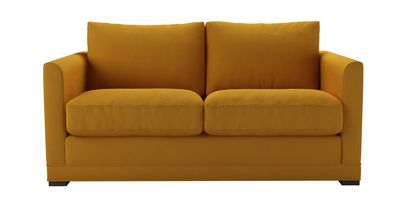 Aissa 2 Seat Sofabed in Mango Brushed Linen Cotton - sofa.com