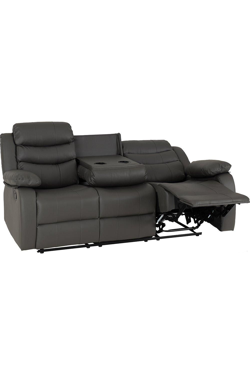 Seconique Roma 3+2 Suite in Dark Grey 4