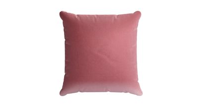 45x45cm Scatter Cushion in Dusty Rose Cotton Matt Velvet - sofa.com