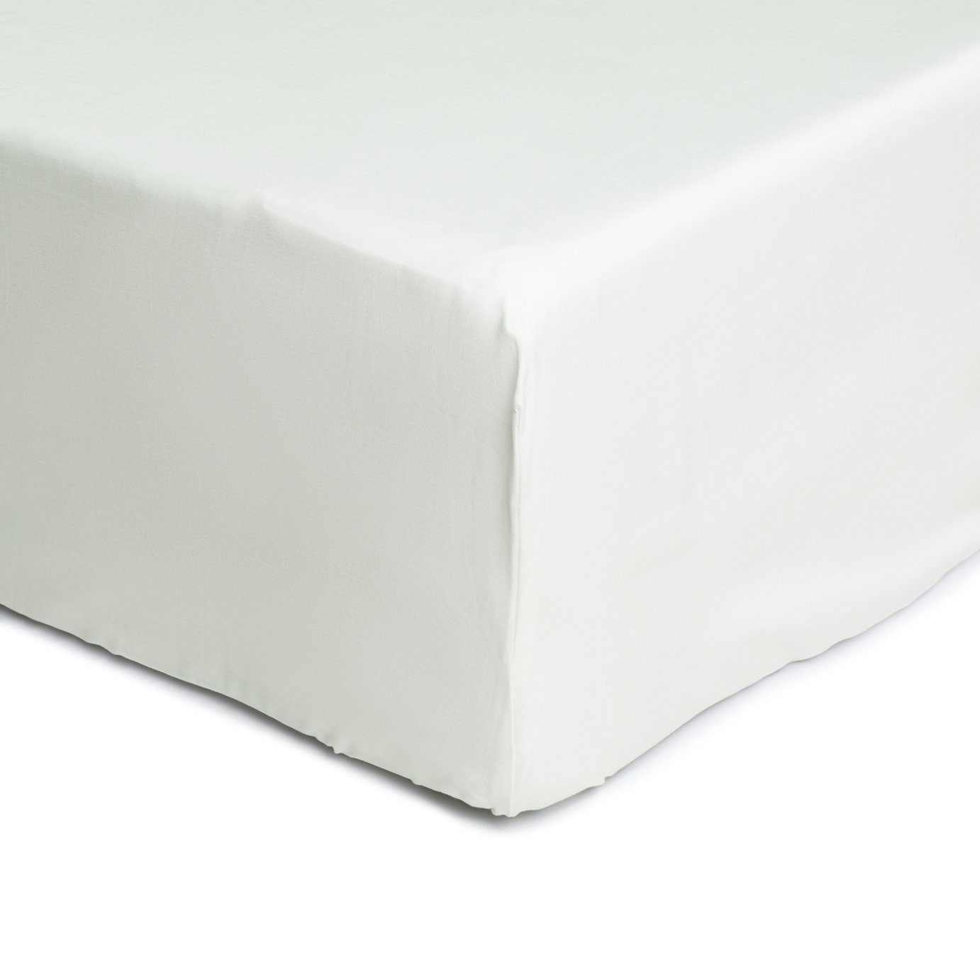 Habitat Anti-Microbial White Fitted Sheet - King Size