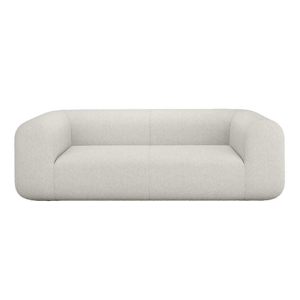 Tom Dixon Plump 2.5 Seater Sofa Config 1 Alpine 101 Black Legs 2