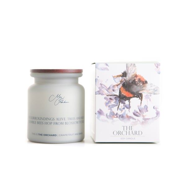 Meg Hawkins The Orchard Bee on Heather Soy Candle