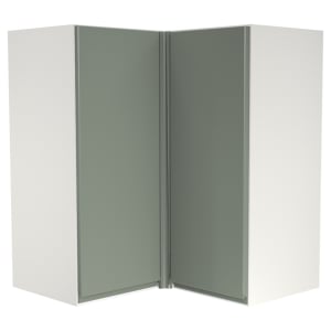 Wickes Madison Reed Green L-Shape Corner Wall Unit - 625mm