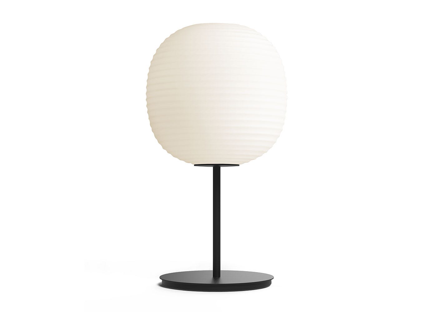 New Works Lantern Table Lamp Black Base