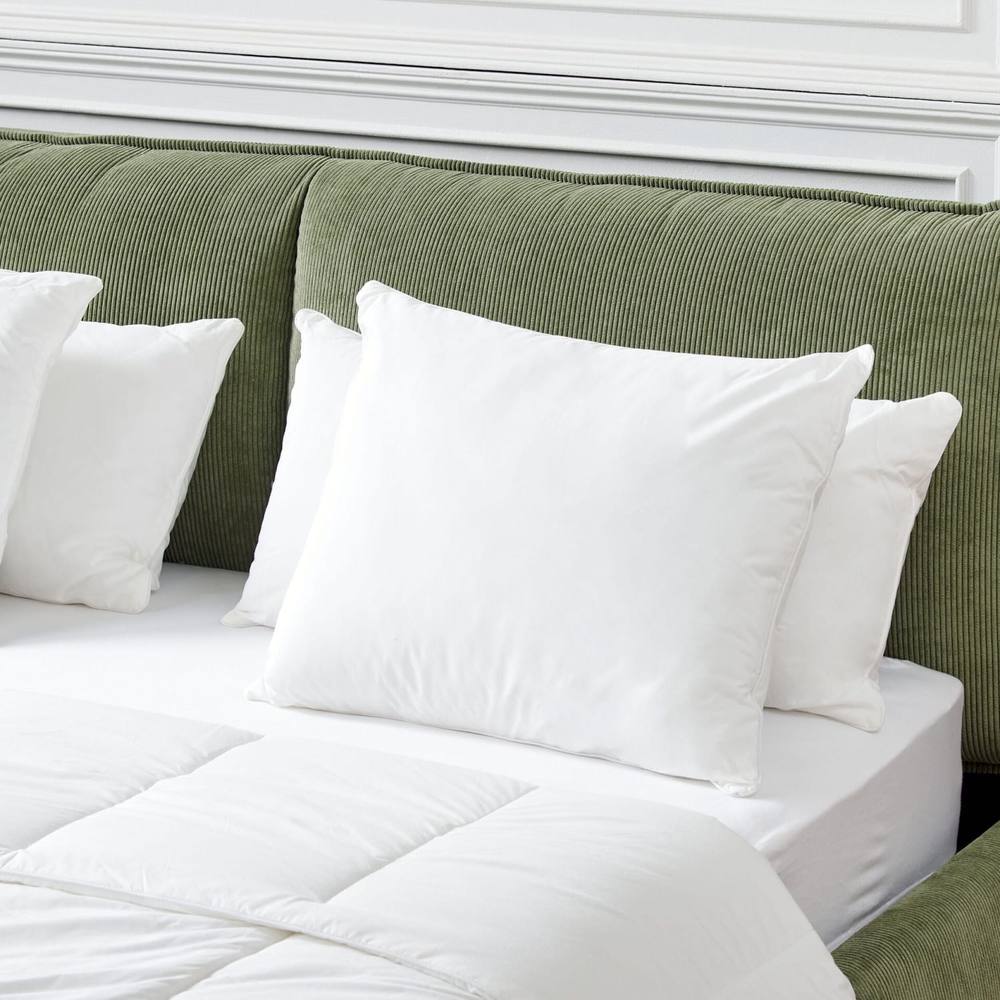 Wyld and Coco Lyocell Japara Cotton Pillow 50 x 60 cm - High Profile White