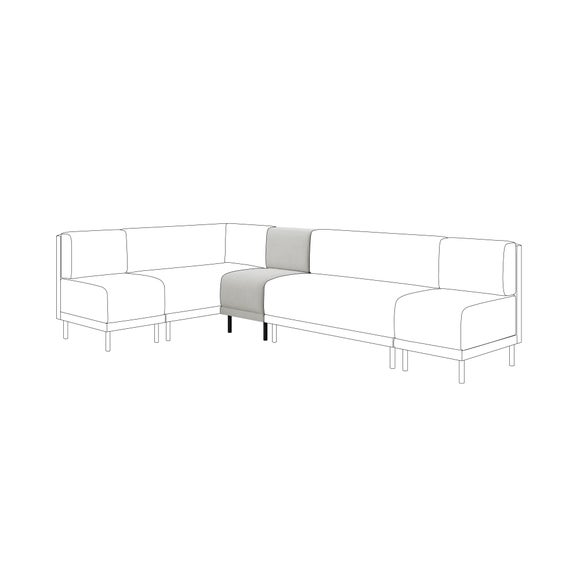 Mae Small Dining Bench, Textured Weave