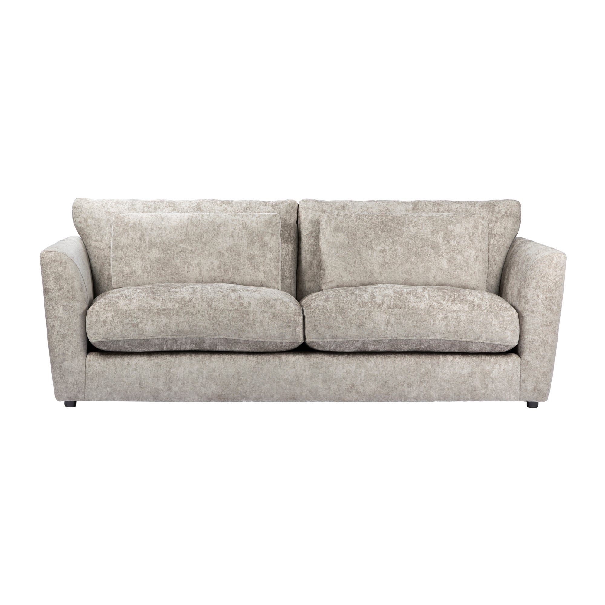 Esther Chenille 3 Seater Sofa Brown