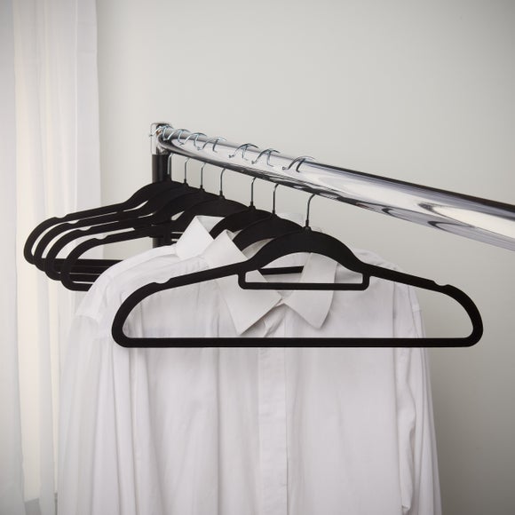 Set of 60 Flocked Hangers