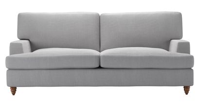 Isla 3 Seat Sofabed in Cobble Brushed Linen Cotton - sofa.com