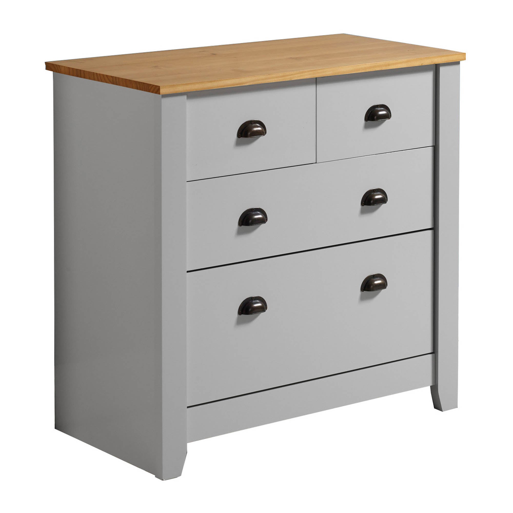 Ludlow Grey Chest of Drawers Grey