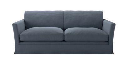 Otto 3 Seat Sofa Bed in Loch Brushed Linen Cotton - sofa.com
