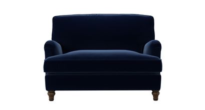 Bluebell Loveseat Sofabed in Admiral Smart Cotton - sofa.com