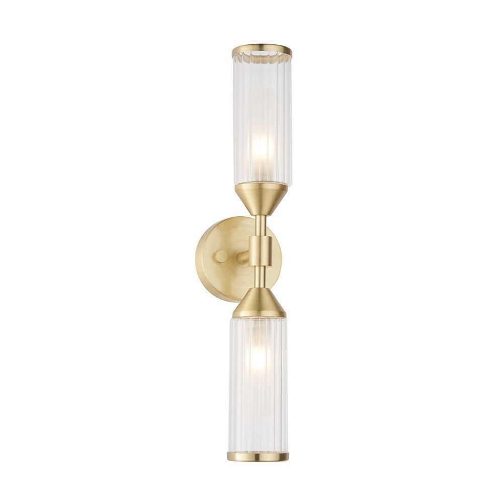 Netlighting 'TRIESTE' Stylish Dimmable Indoor 2 Light Mountable Décor Wall Lamp in Yellow