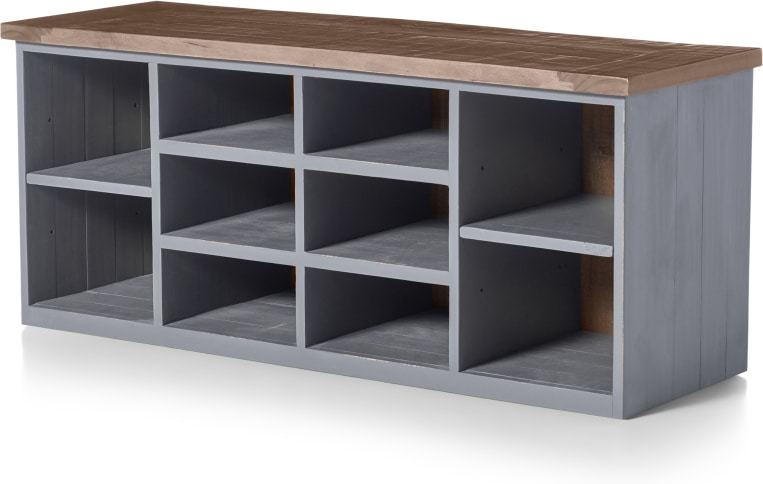 Iona Hallway Storage, Grey and Pine