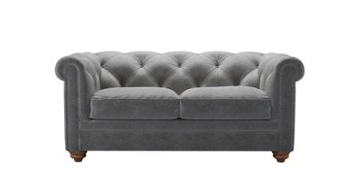 Patrick 2 Seat Sofabed in Earl Grey Smart Velvet - sofa.com