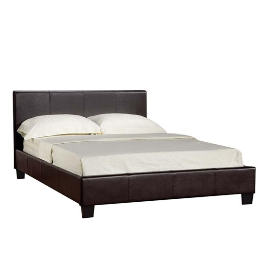 Prado Plus Hydraulic Double Bed In Brown