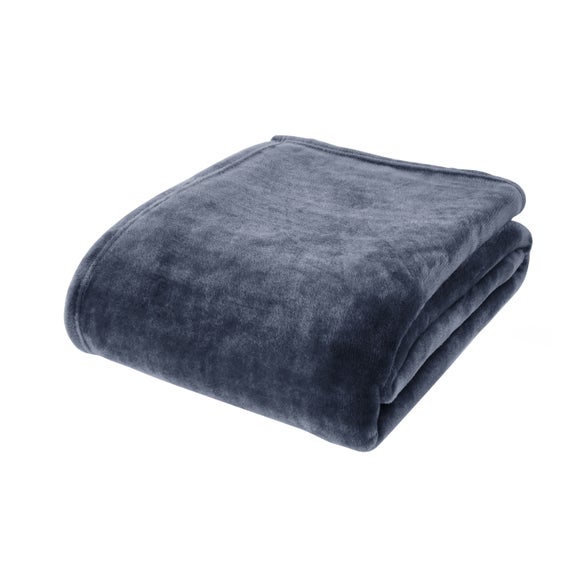 Catherine Lansfield Raschel Velvet Touch Throw Blanket 200cm x 240cm 4