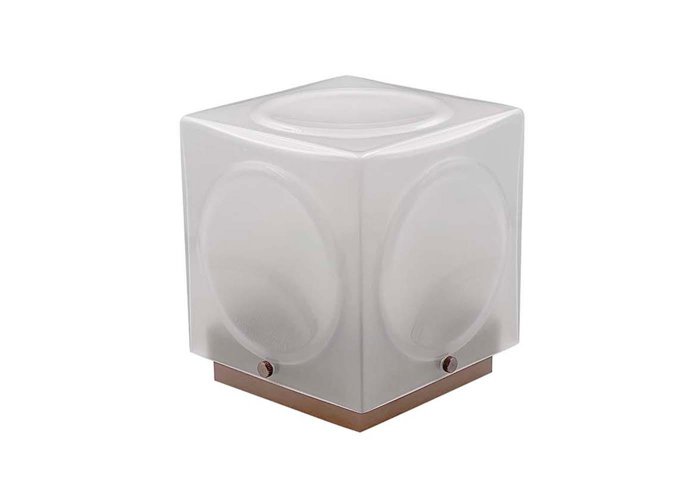 Lee Broom Chant Portable Table Lamp Frosted & Bronze