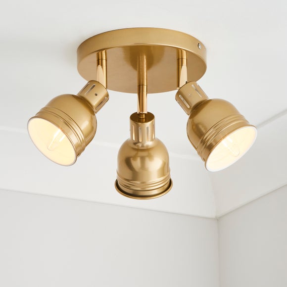 Issac 3 Light Semi Flush Ceiling Light