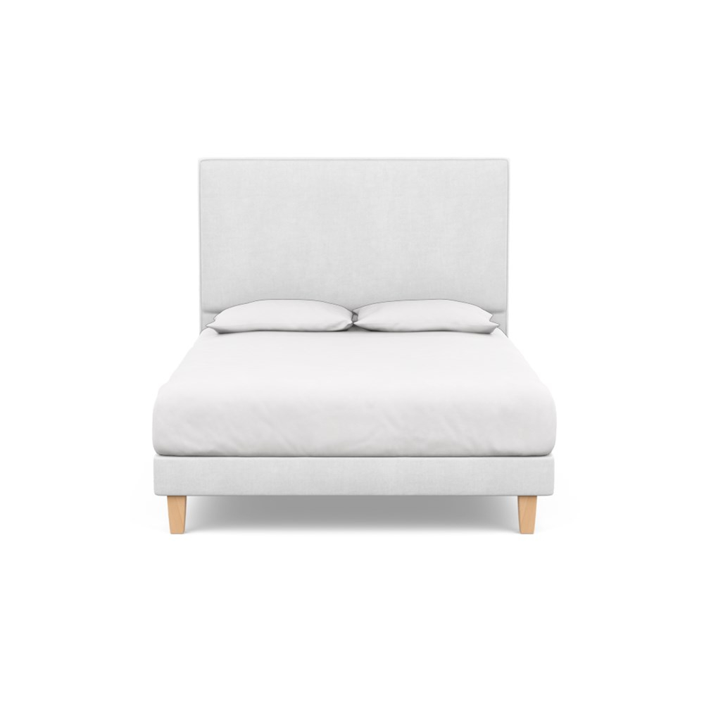 Heal's Heal's Shallow Divan King Capelo Linen-Cotton Snowdrop Light Solid