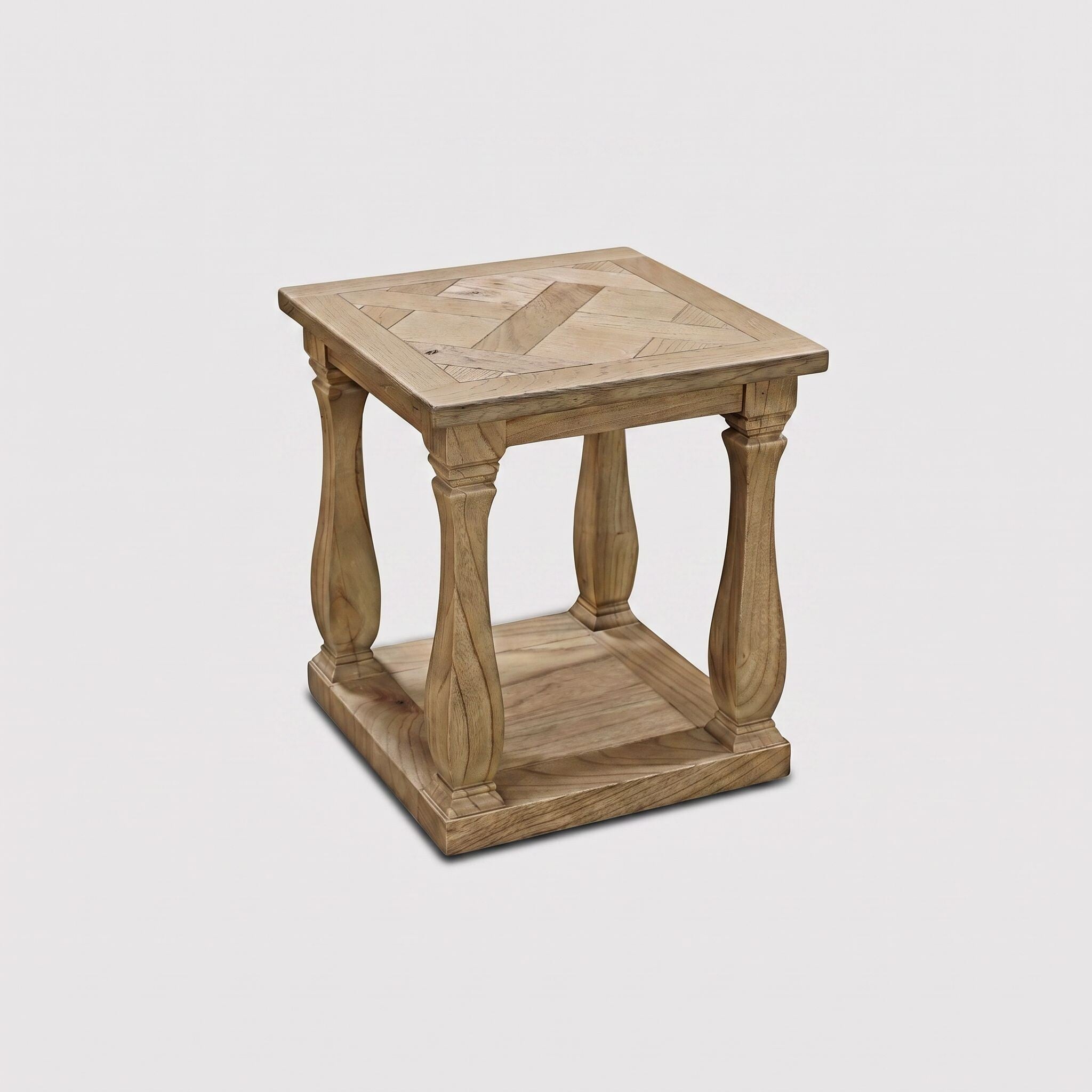 Papillon Sidetable 50x42x42cm, Brown Oak | Barker & Stonehouse