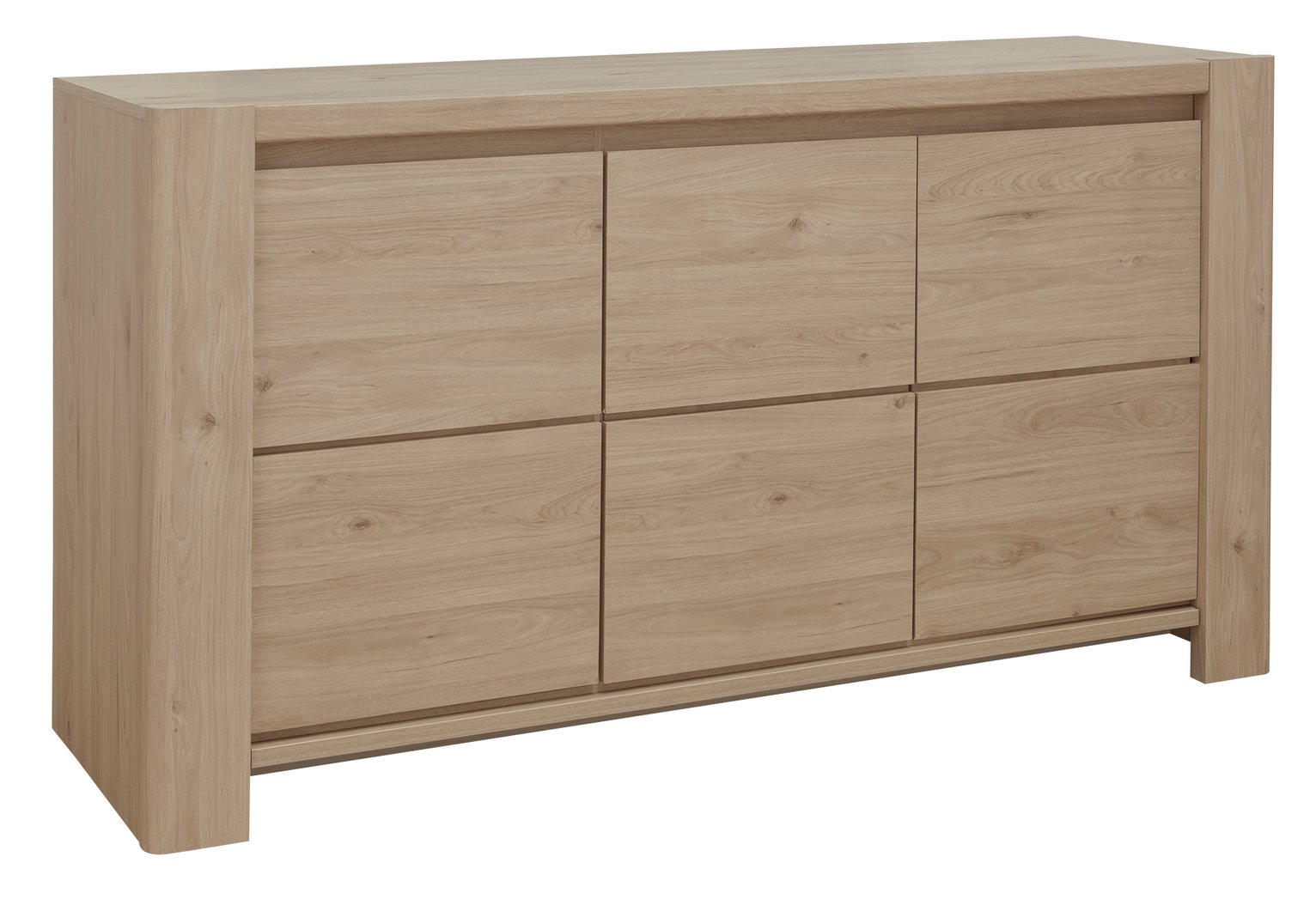 Portland 3 Door Sideboard - Oak