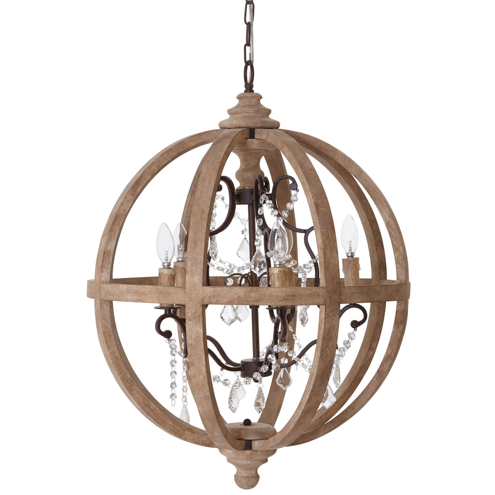 Pia 5 Arm Chandelier